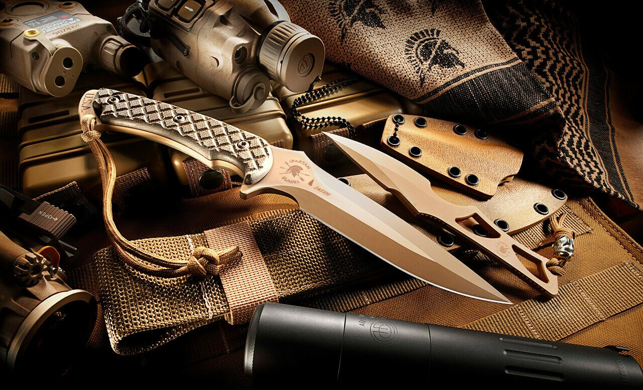 Spartan Blades Ares Kydex Sheath FDE Blade