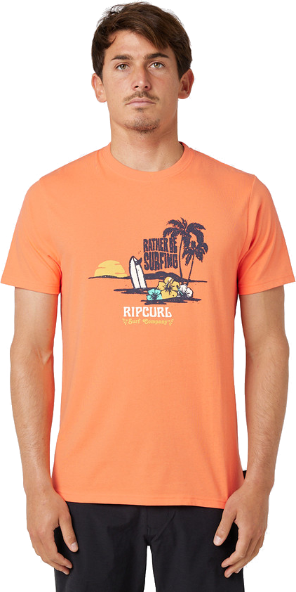 Rip Curl Framed Tee Peach