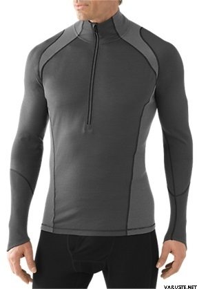Smartwool Lightweight Zip Tee Graphite