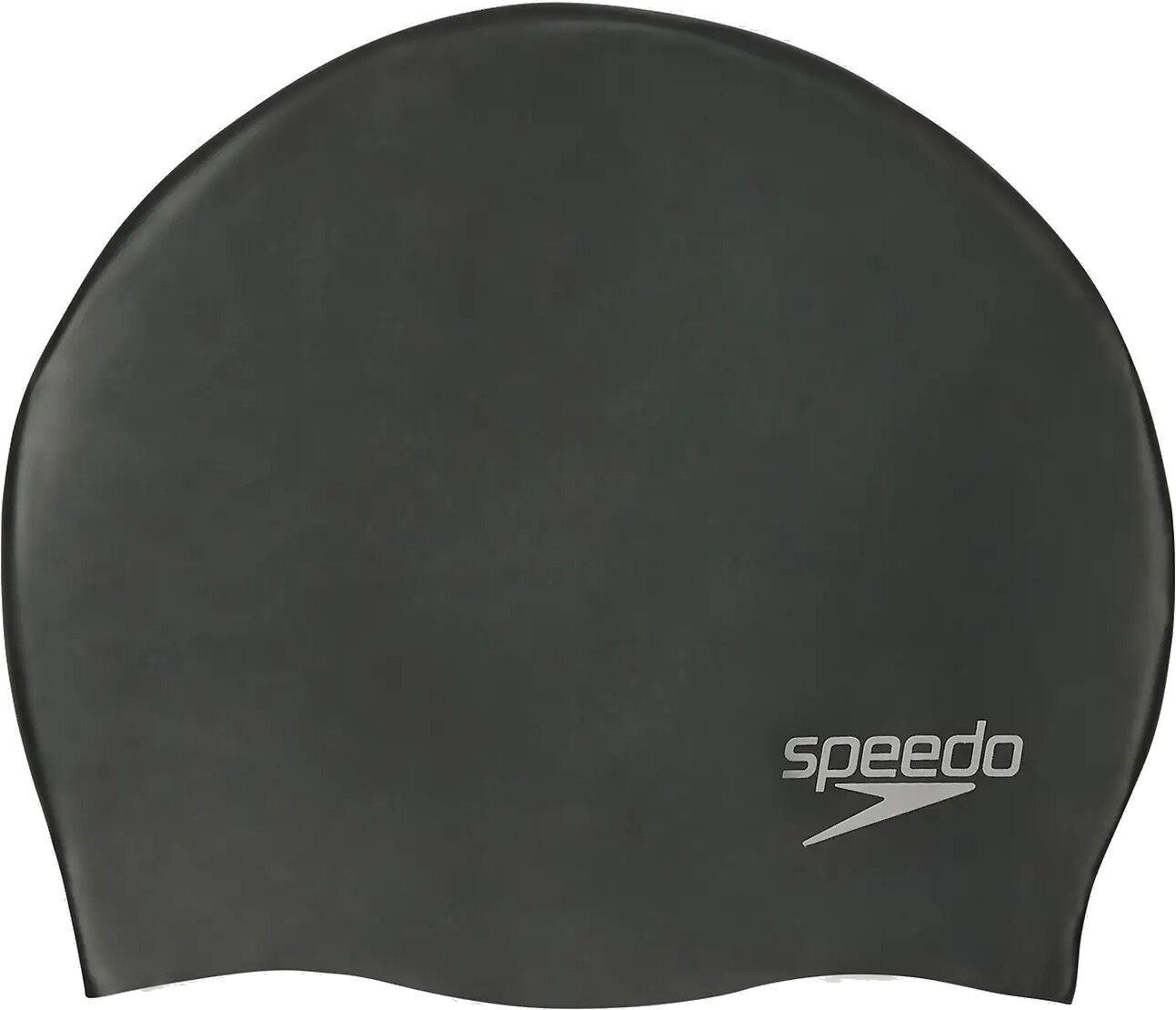 Speedo Plain Moulded Silicone Cap Black