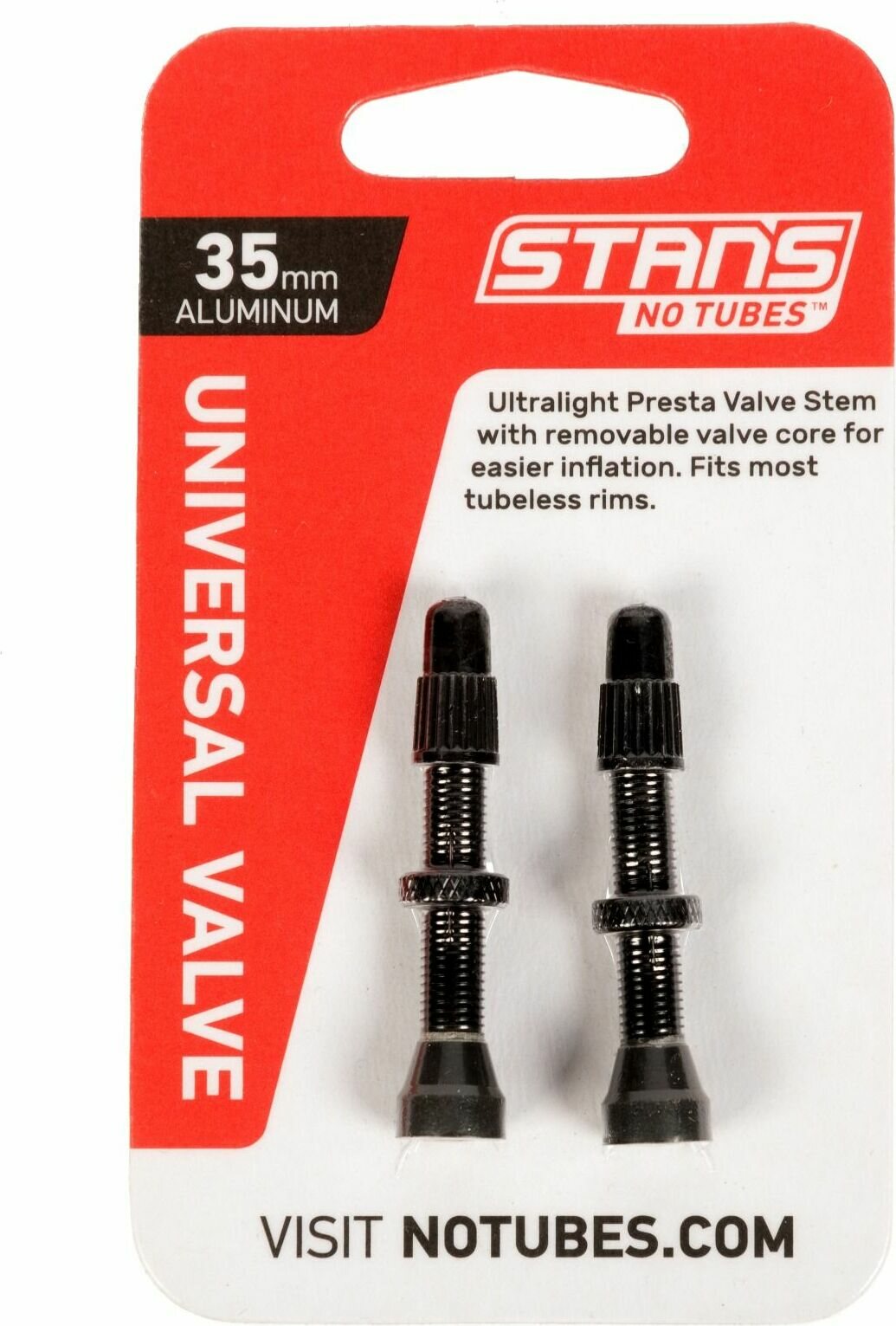 Stan's NoTubes Aluminium Valve Stem Black