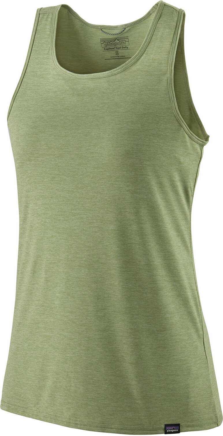 Patagonia Capilene Cool Daily Tank Top Womens Salvia Green - Dark Salvia Green X-Dye