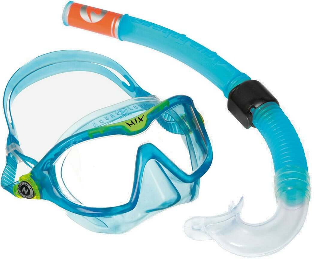 AquaLung Mix Combo Junior Light Blue / Bright Green