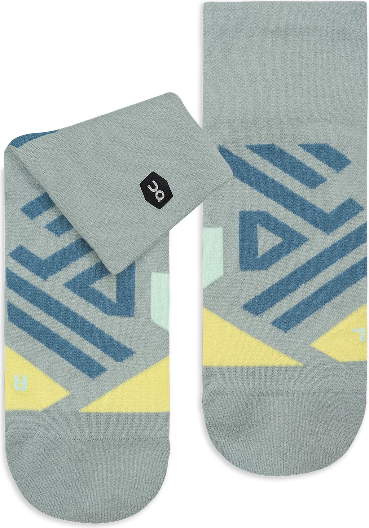 On Performance Mid Sock Womens Zest / Moss