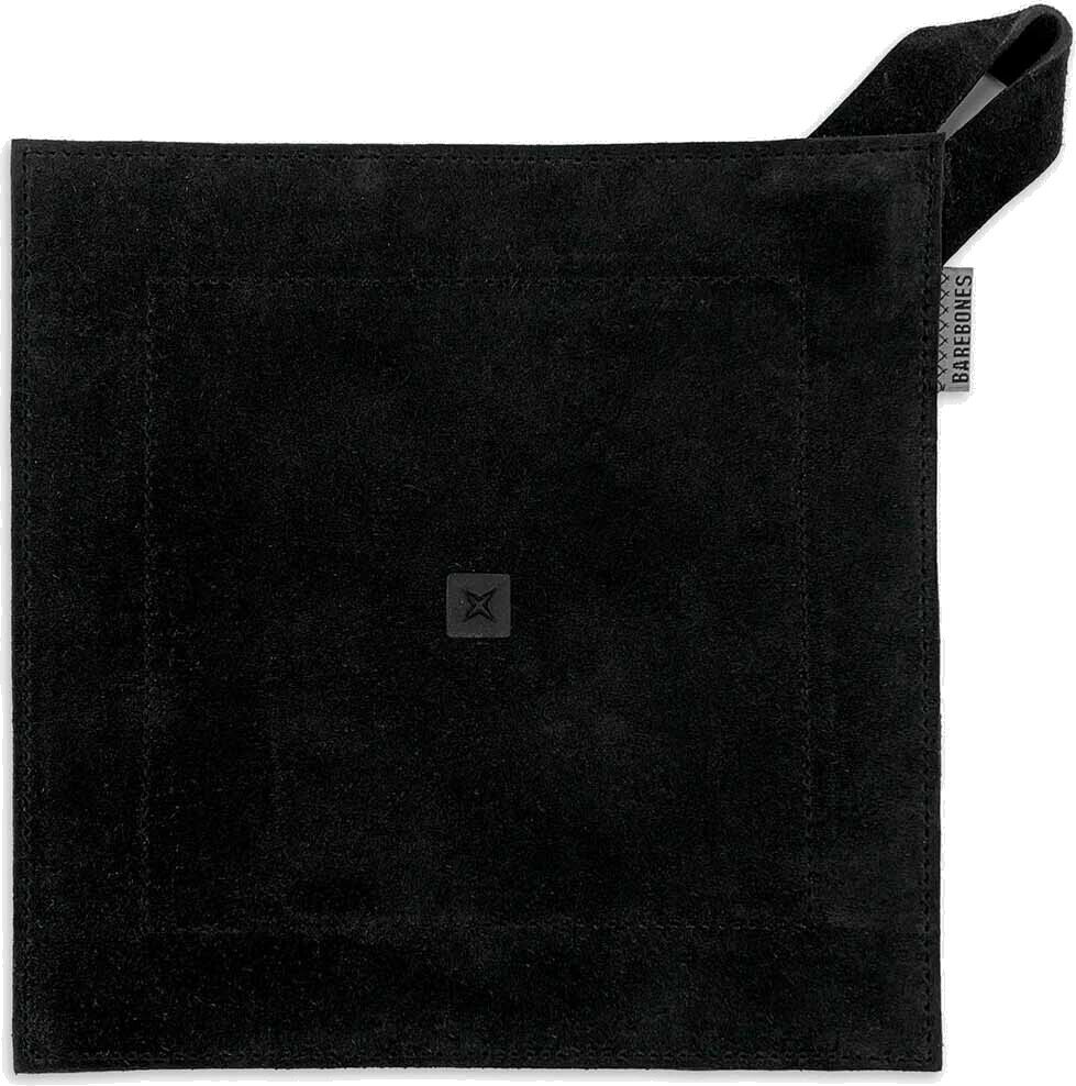Barebones Suede Leather Hot Pads Black