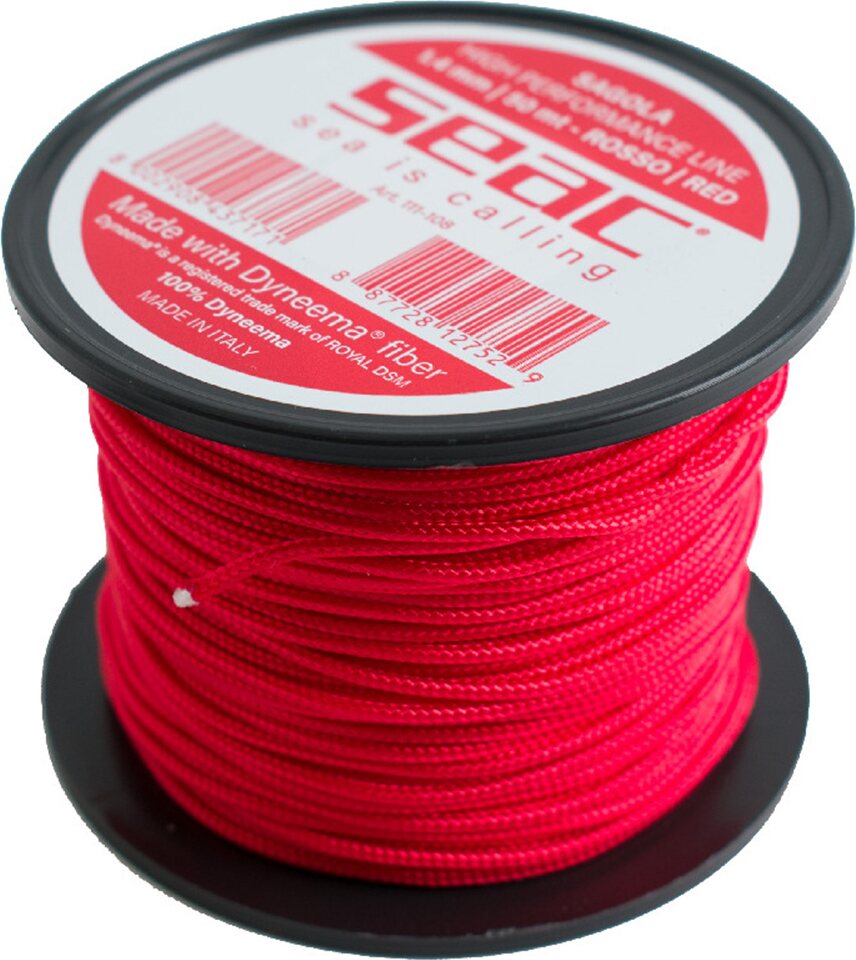 Seacsub Dyneema Core 1.4mm Red