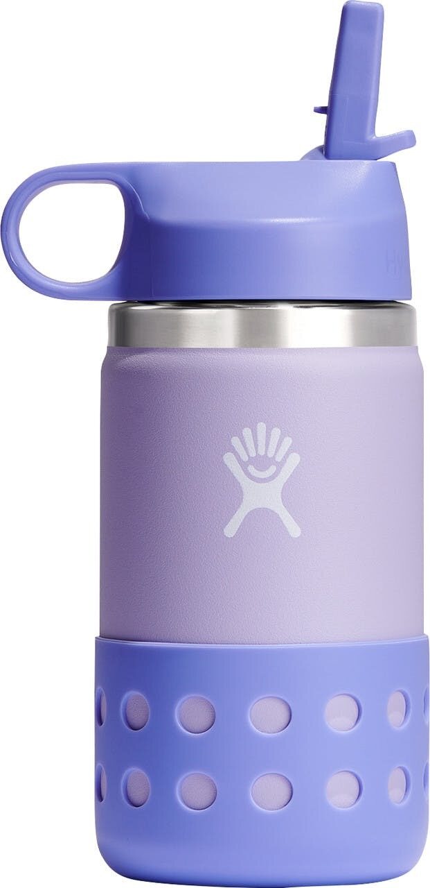 Hydro Flask Kids Wide Mouth Straw Lid & Boot 355 ml (12oz) Wisteria / Lupine