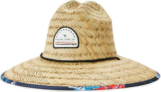 Rip Curl Americana Straw Hat White / Navy / Red