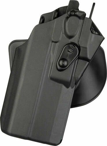Safariland 7378RDS 7TS ALS Concealment Paddle & Belt Loop Combo Holster Black