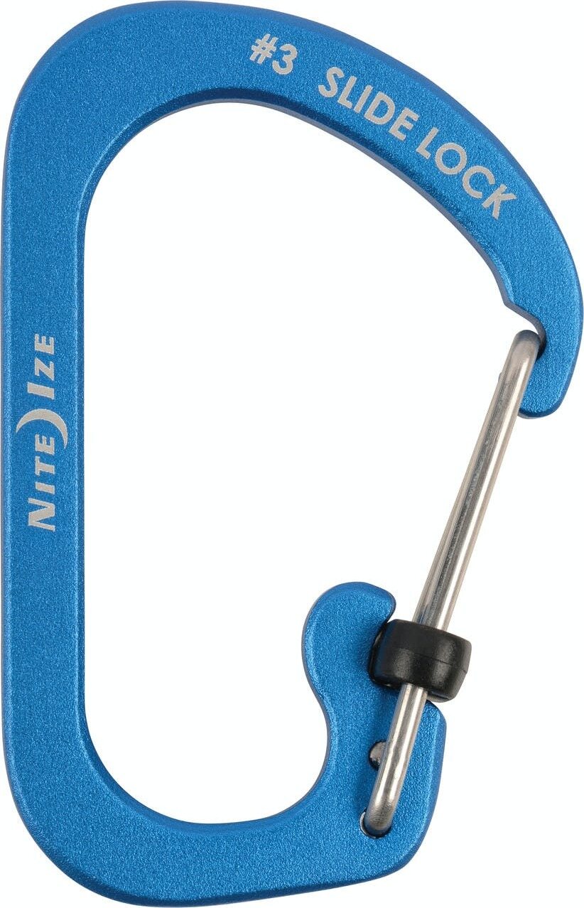 Nite Ize Carabiner SlideLock ALU #3 Sininen