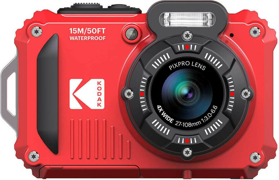 Kodak Digital Camera Pixpro WPZ2 5x WP 16MP Wifi Red