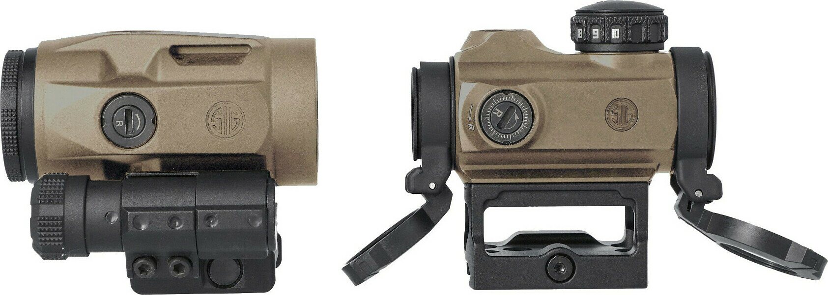 Sig Sauer ROMEO MSR AND JULIET3-MICRO COMBO FDE