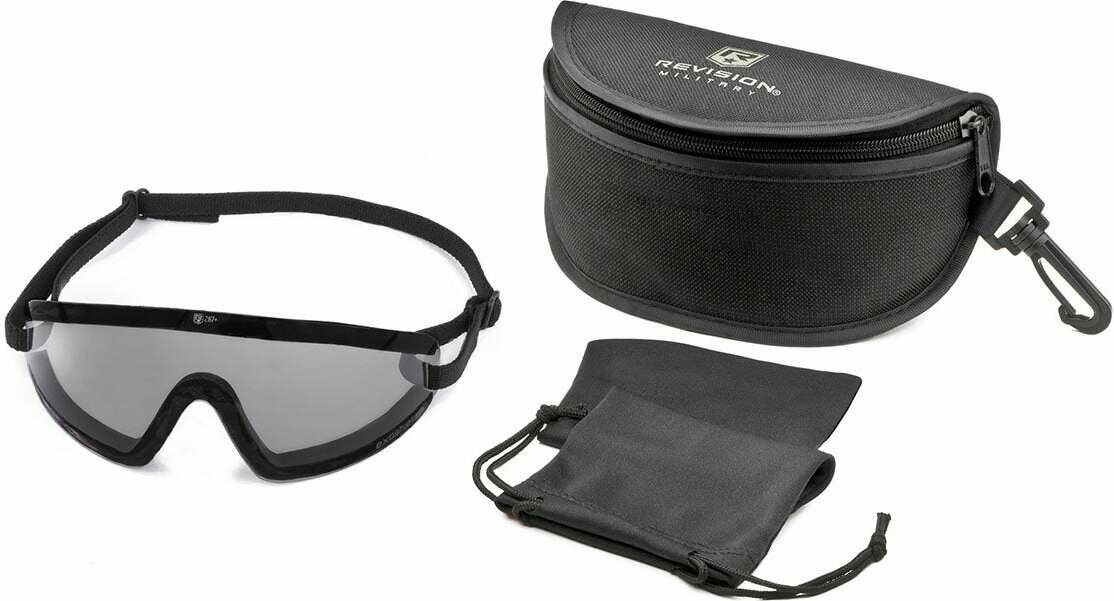 Revision Military Exoshield Side Strap Eyewear Basic Kit Smoke