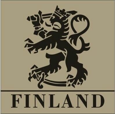 InfraredID Finland Lion Patch, 5x5cm Tan