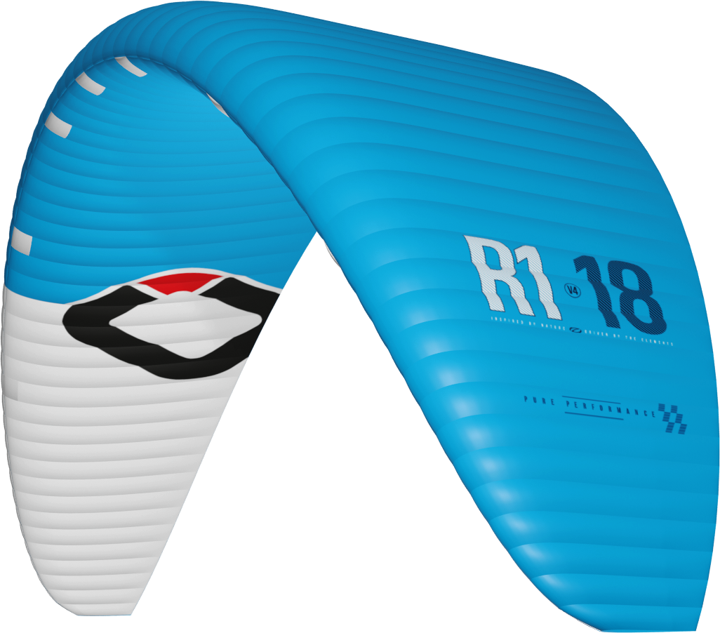 Ozone R1 V4 Kite Only 11m² Light Blue / White