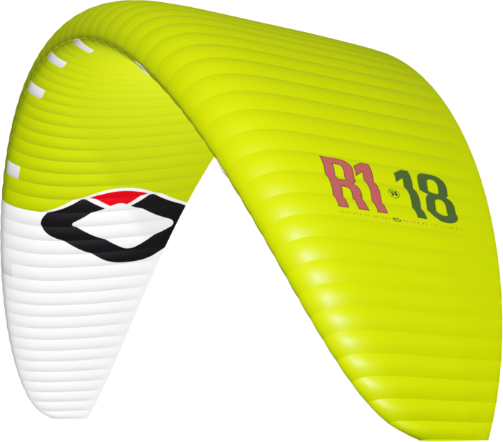 Ozone R1 V4 Kite Only 17m² Lime /White