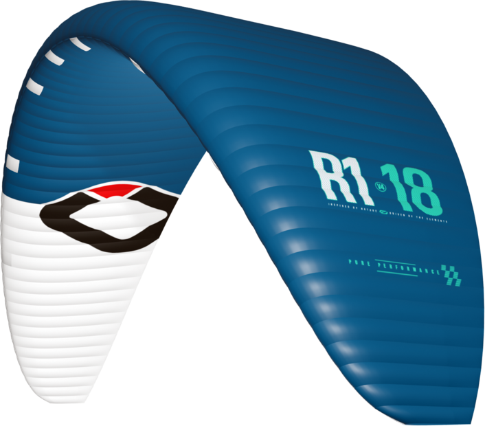Ozone R1 V4 Kite Only 21m² Slate Blue / White
