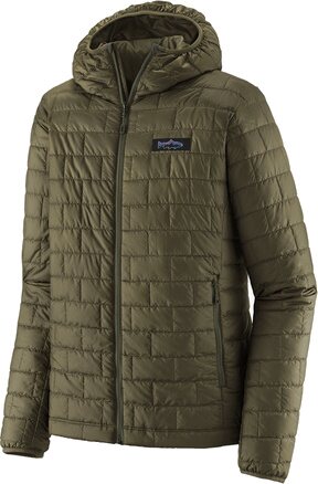 Patagonia Nano Puff Fitz Roy Trout Hoody Mens Basin Green
