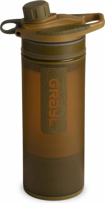 Grayl Geopress Purifier Bottle 710ml - water purifier Coyote Brown