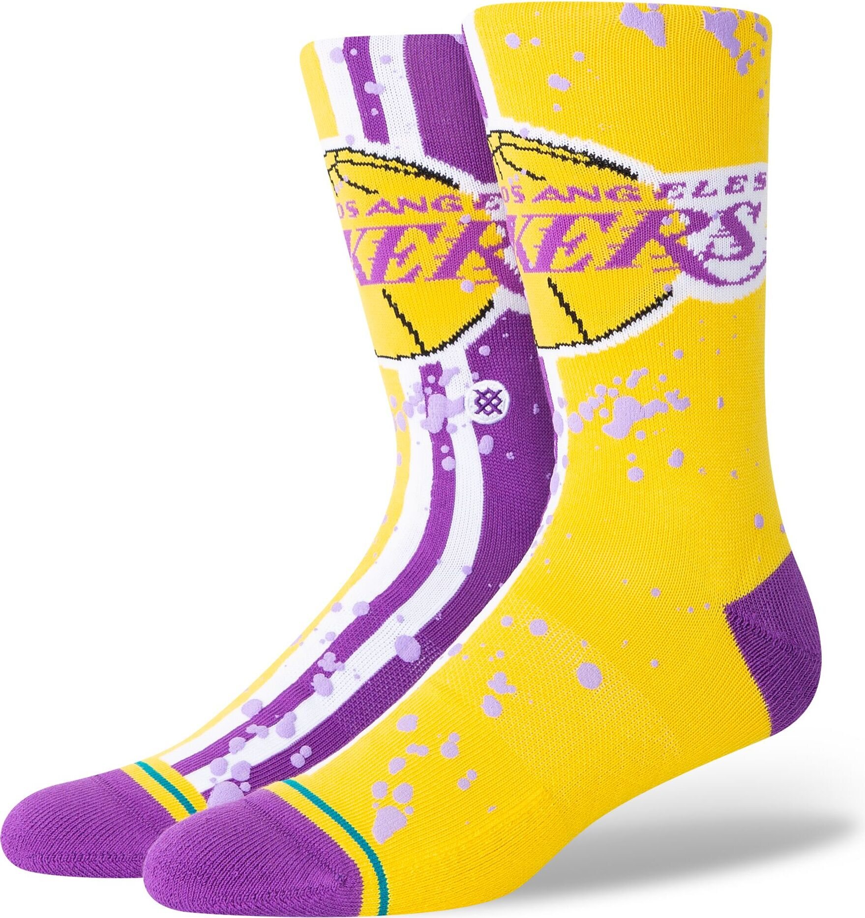 Stance Overspray Los Angeles Lakers Gold