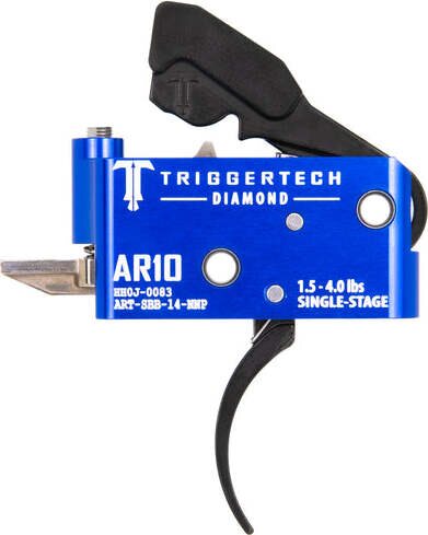 Triggertech AR10 1-Stage Diamond Pro Curved Black