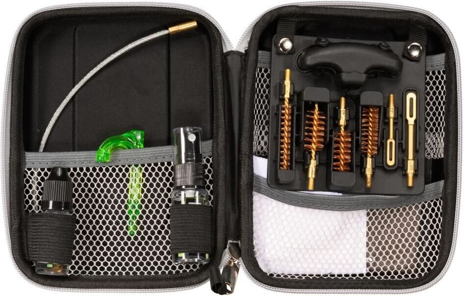 Breakthrough EVA Case - Cable Pull Through Cleaning Kit (.22 cal thru .45 cal) Black / Gray