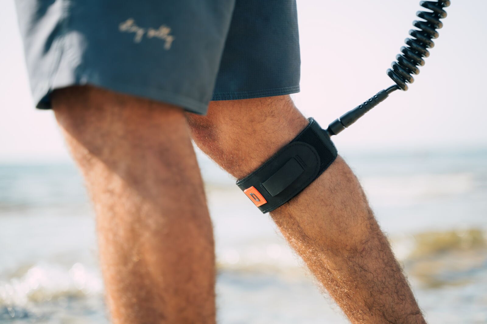 Ozone Board Leash Coiled Calf Cuff / 8 feet 8mm