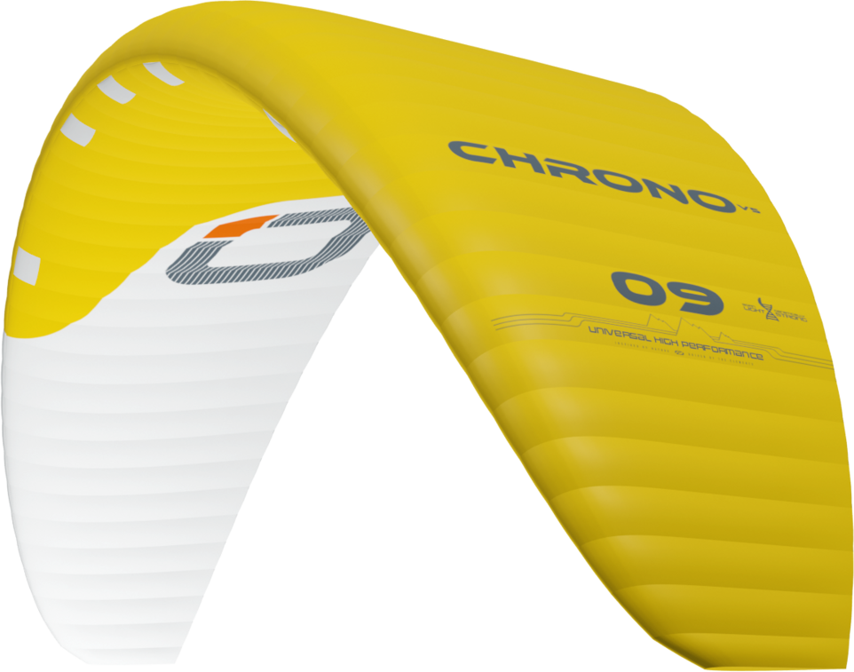 Ozone Chrono V5 Kite Only 11m² Yellow / White