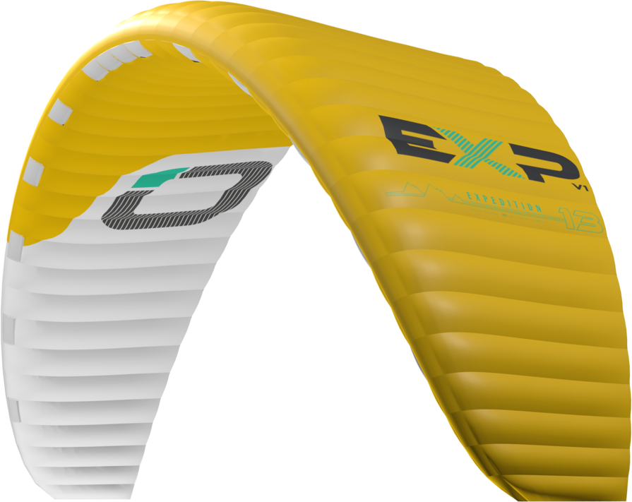 Ozone EXP V1 Kite Only 18m² Yellow / White