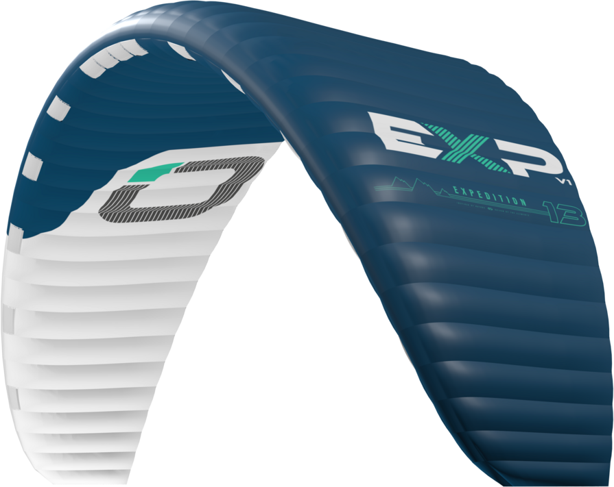 Ozone EXP V1 Kite Only 7m² Slate Blue / White