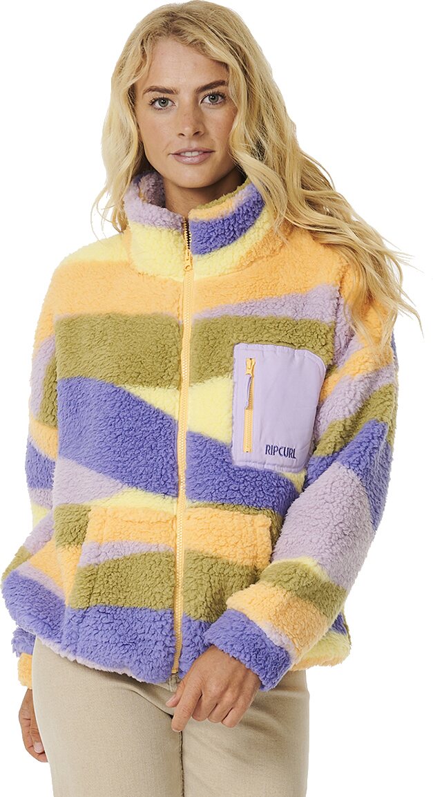 Rip Curl Sunrise Wavy Polar Fleece Womens Multicolor