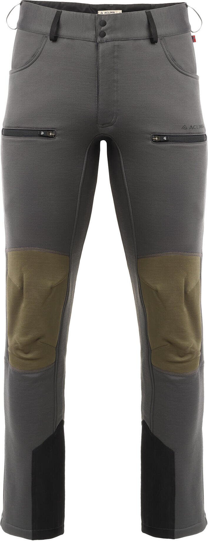 Aclima Woolshell Pants Men Gray Pinstripe / Tarmac