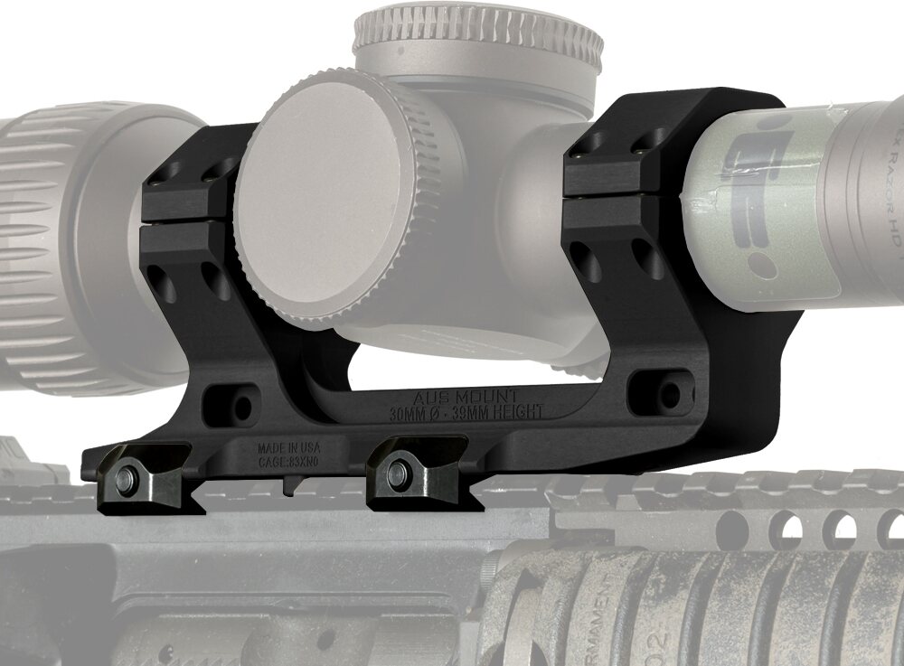 Reptilia AUS™ Mount – 39mm (1,54") Height Black