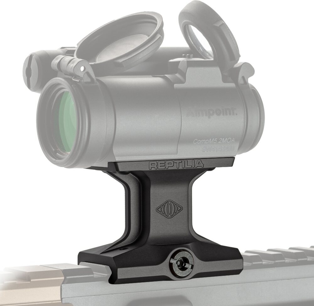 Reptilia DOT Mount 1.93" Height for Aimpoint T-1/T-2 Black