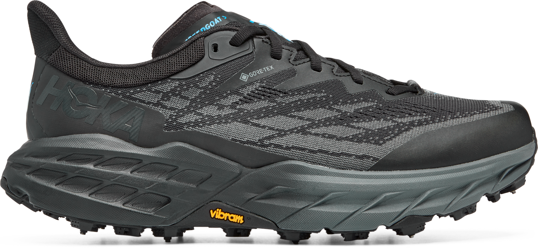 Hoka Speedgoat 5 GTX Spike Mens Black / Black