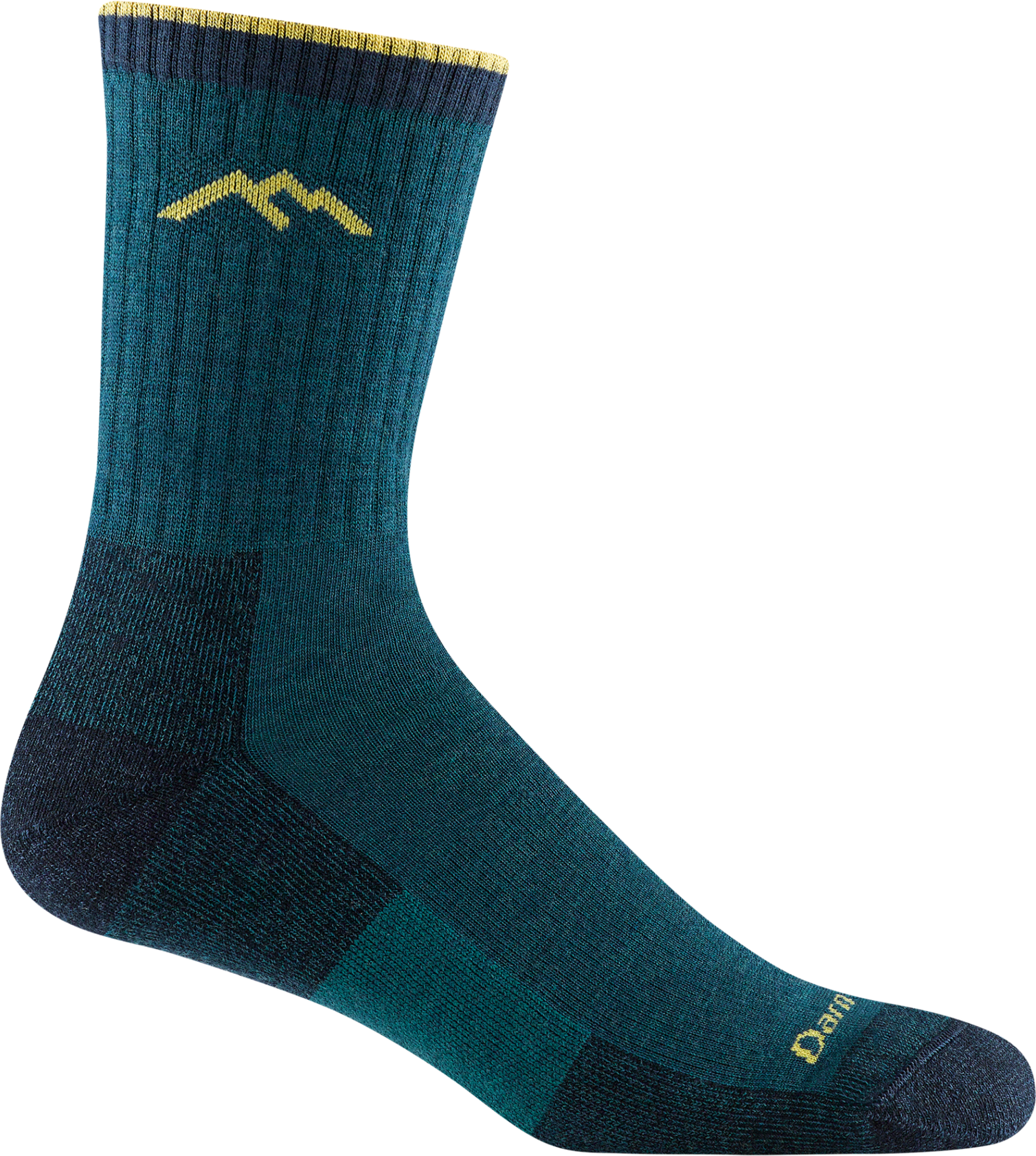 Darn Tough Hiker Micro Crew Midweight Hiking Sock Mens Dark Teal