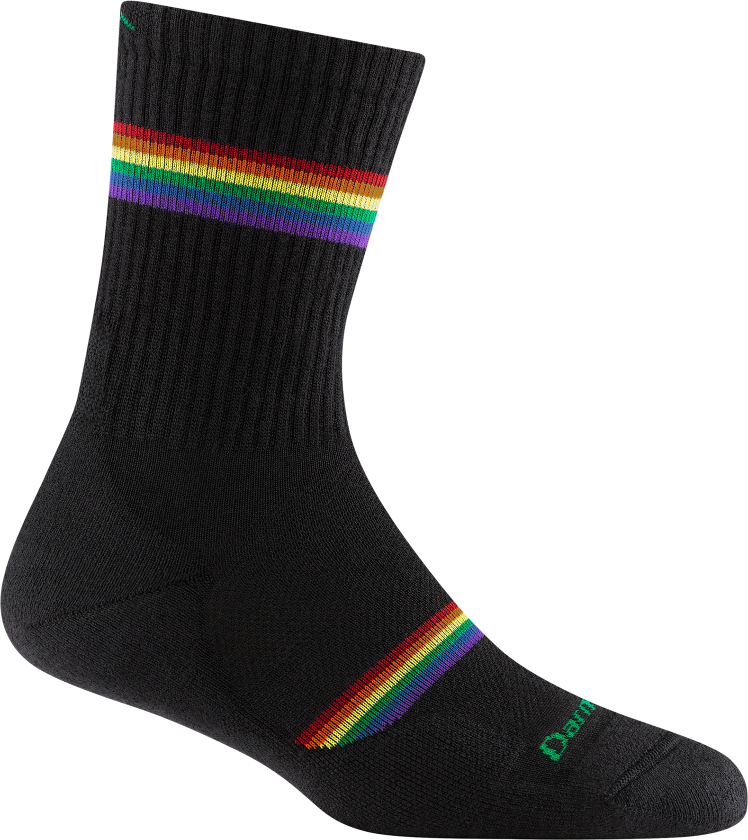 Darn Tough Prism Crew Lightweight Athletic Sock Womens Black