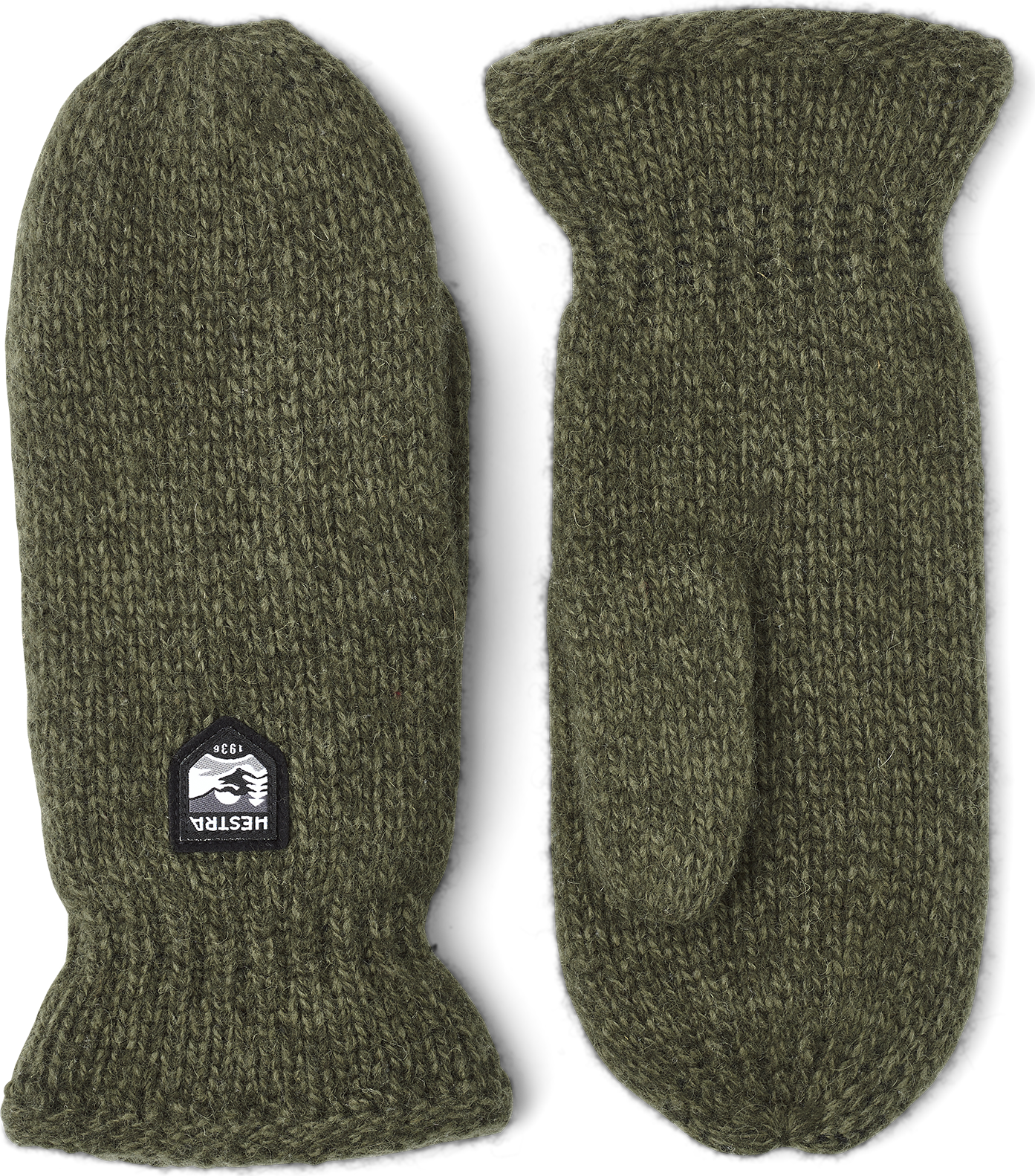 Hestra Basic Wool Mitt Olive