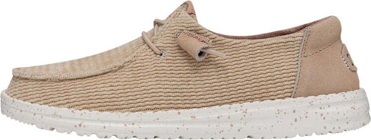 HeyDude Wendy Wave Corduroy Womens Taupe