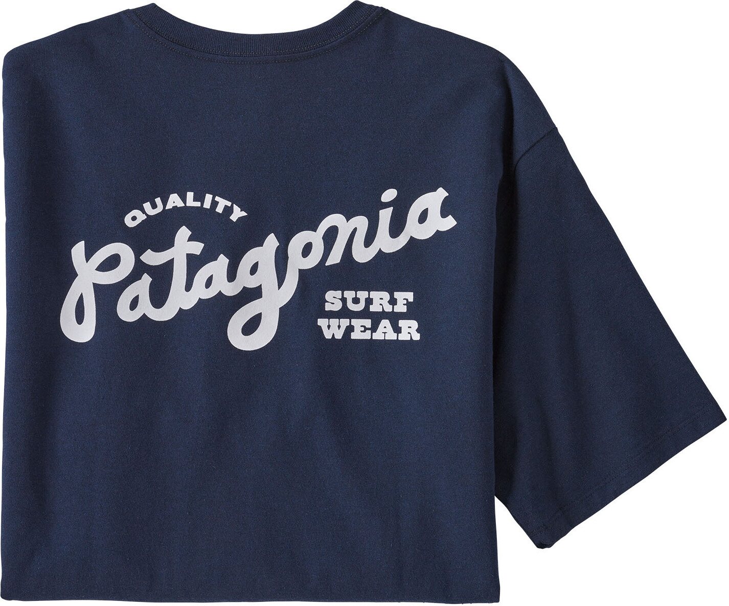 Patagonia Quality Surf Pocket Responsibili-Tee Mens New Navy