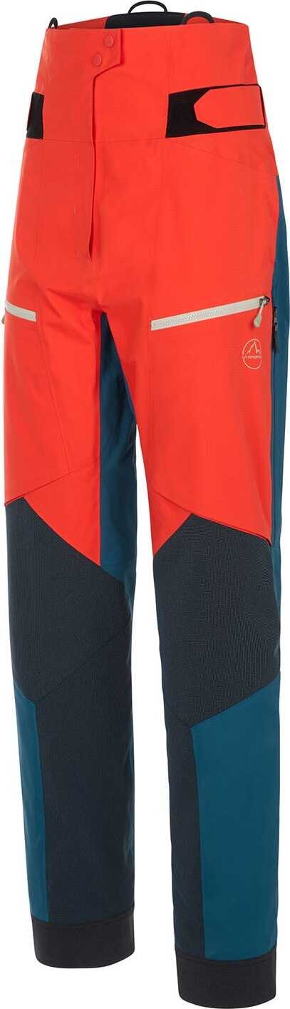 La Sportiva Supercouloir GTX Pro Pant Womens Cherry Tomato/Storm Blue