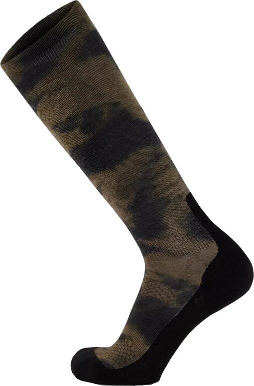 Mons Royale Atlas Merino Snow Sock Olive Tie Dye