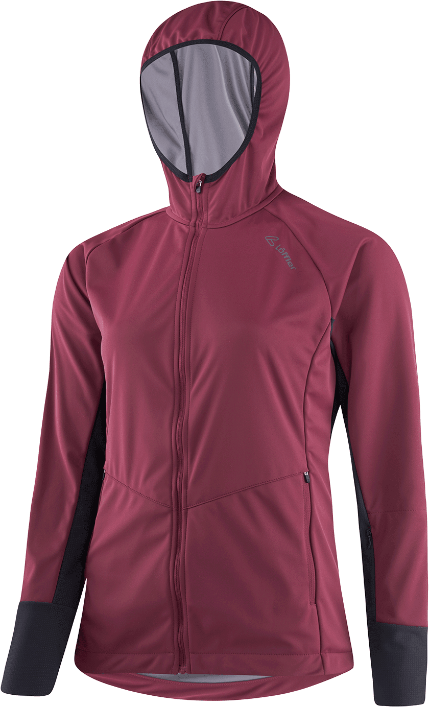Löffler Hooded Nordic Light Jacket Womens Purpur (588)