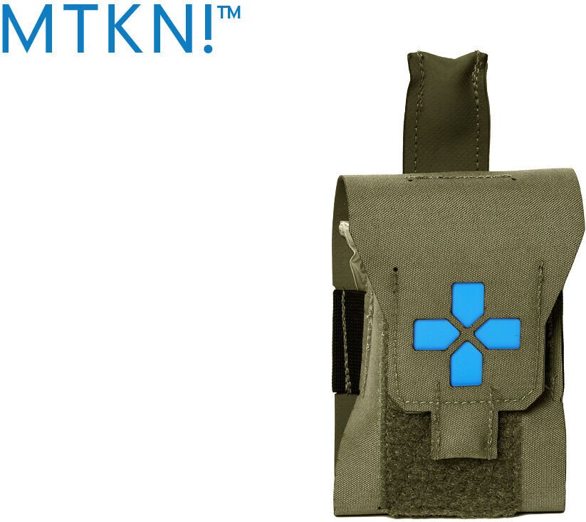 Blue Force Gear Nano Trauma Kit NOW! - Empty (no medical contents) Ranger Green