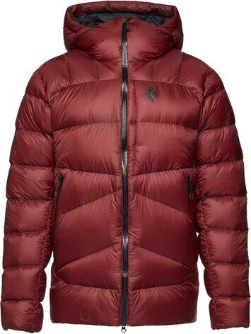 Black Diamond Vision Down Parka Mens Dark Crimson