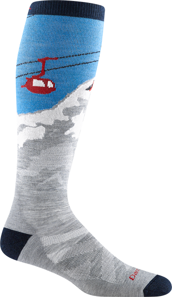 Darn Tough Heady Yeti OTC Midweight with Cushion Merino Mens Gray