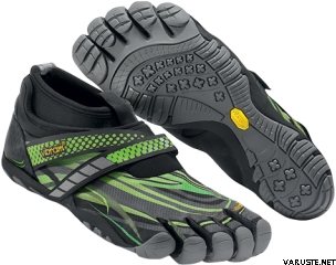 Vibram FiveFingers Lontra for men Black/Grey/Bright Green