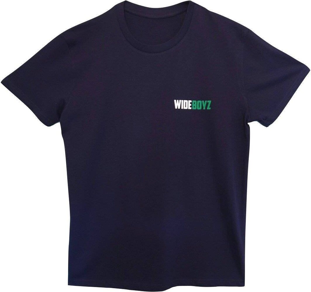 Wide Boyz Double Fist T-Shirt Navy Blue