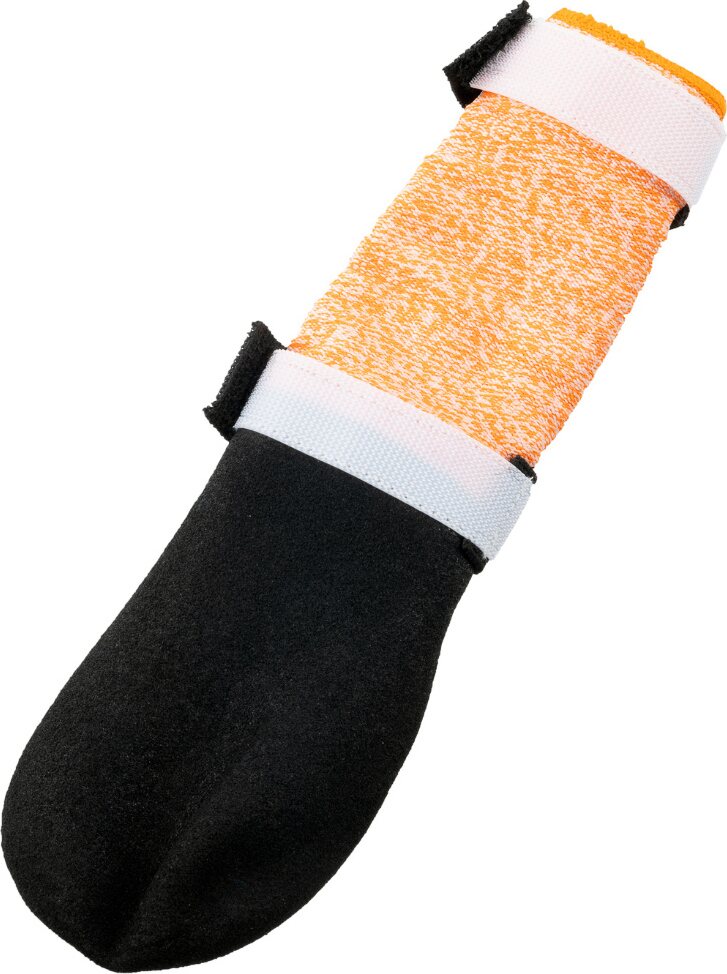 Non-stop Dogwear Protector Bootie High (4 pcs) Black / Orange