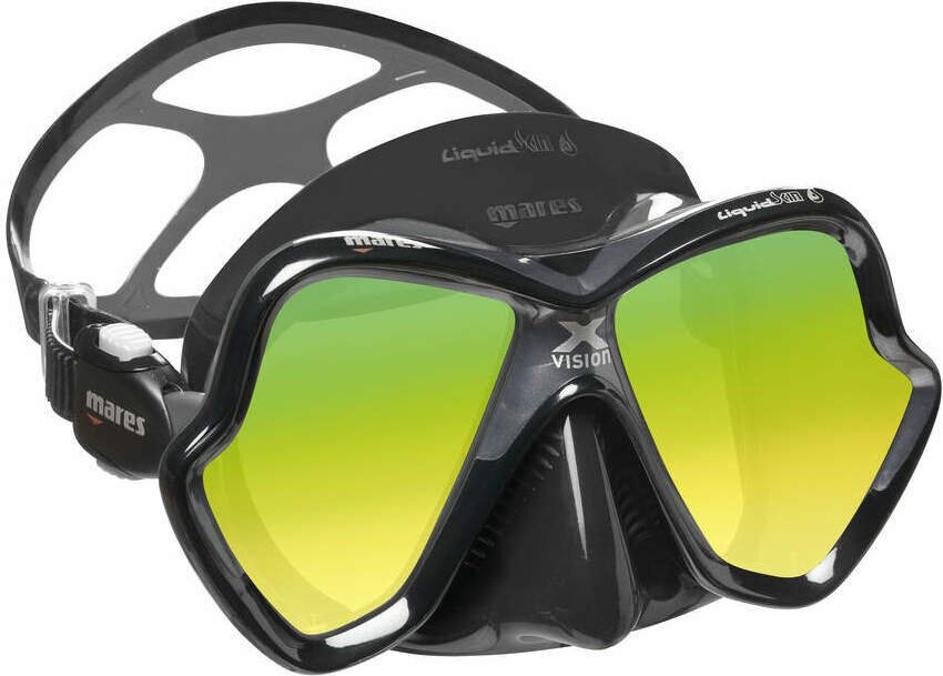 Mares X-Vision Ultra Liquidskin Black / Mirrored Lens Gold